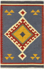Kilim Lori Rug with Modern Design 100