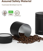 Kilo Auto Vacuum Coffee Canister 1.8L for 21.2oz