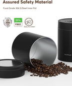 Kilo Auto Vacuum Coffee Canister 1.8L for 21.2oz