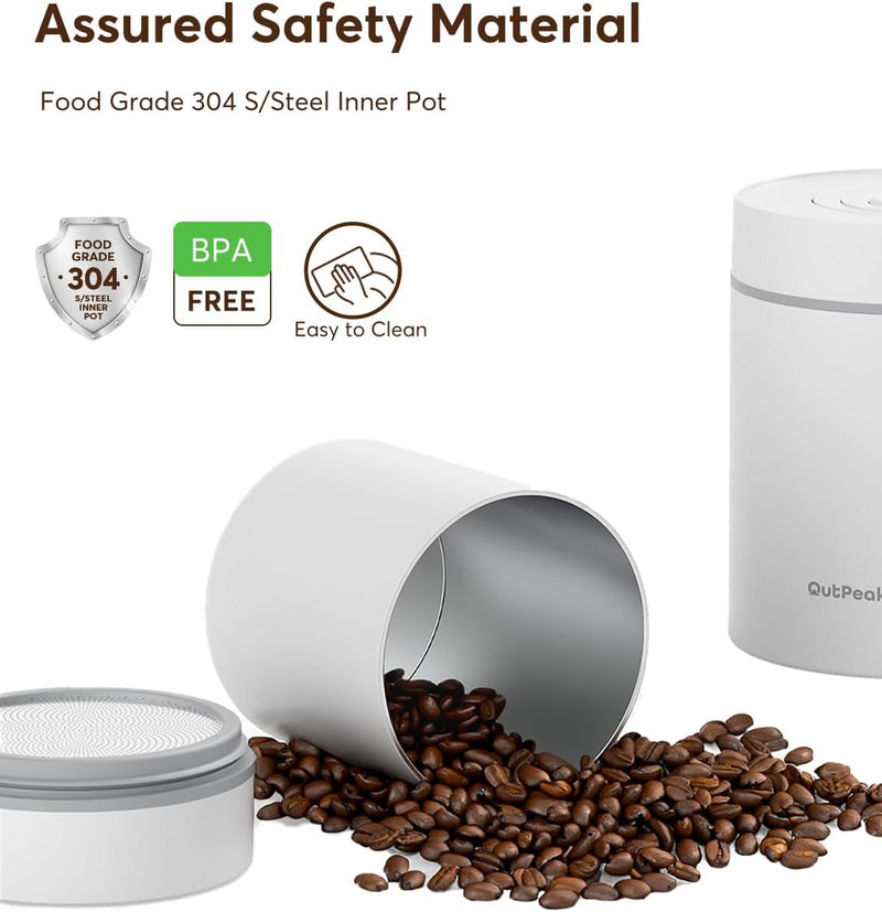 Kilo Auto Vacuum Coffee Canister 1.8L for 21.2oz