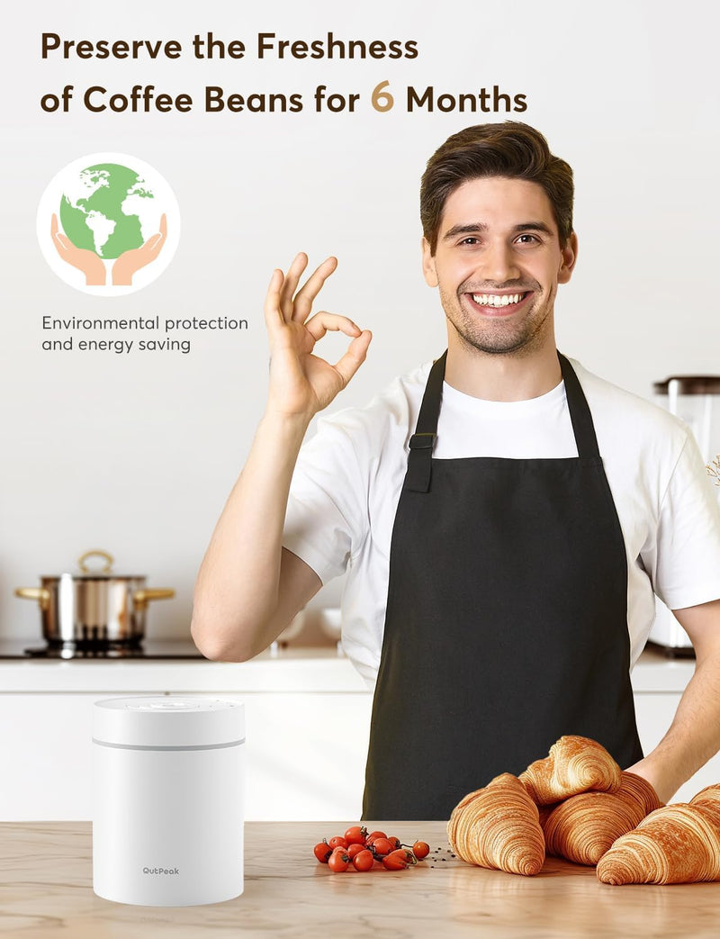 Kilo Auto Vacuum Coffee Canister 1.8L for 21.2oz