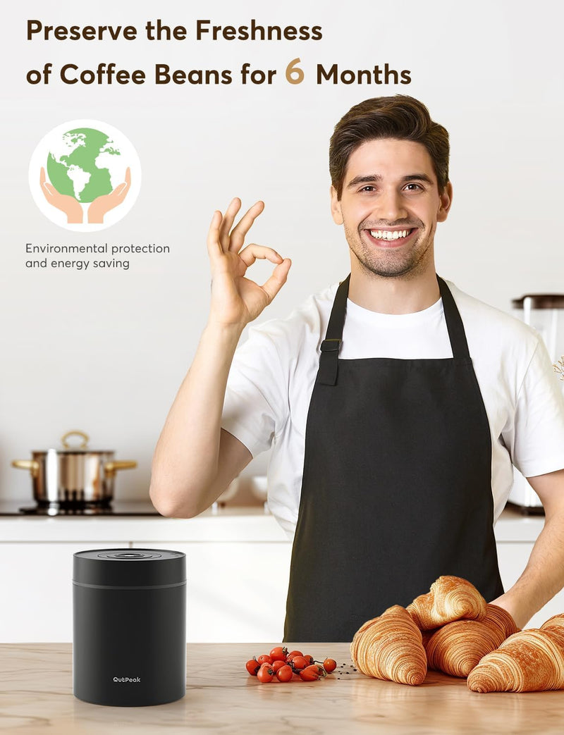 Kilo Auto Vacuum Coffee Canister 1.8L for 21.2oz