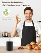 Kilo Auto Vacuum Coffee Canister 1.8L for 21.2oz