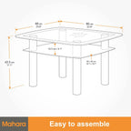 King Glass Decorative Table