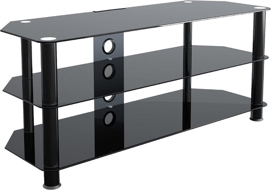 King Glass TV Stand for 20-55 Inch LCD