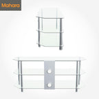 King Glass TV Stand for 20-55 Inch LCD