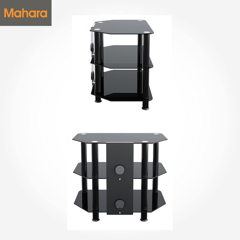 King Glass TV Stand for 20-55 Inch LCD