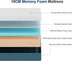 King Mattress 22CM Memory Foam Breathable Medium Firm