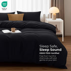 King Size Duvet Cover with Pillow Cases Soft