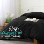 King Size Duvet Cover with Pillow Cases Soft