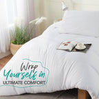King Size Duvet Cover with Pillow Cases Soft