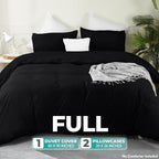 King Size Duvet Cover with Pillow Cases Soft