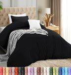 King Size Duvet Cover with Pillow Cases Soft