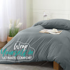 King Size Duvet Cover with Pillow Cases Soft