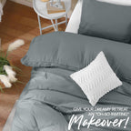 King Size Duvet Cover with Pillow Cases Soft
