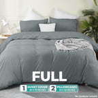 King Size Duvet Cover with Pillow Cases Soft