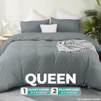 King Size Duvet Cover with Pillow Cases Soft