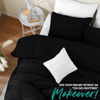 King Size Duvet Cover with Pillow Cases Soft