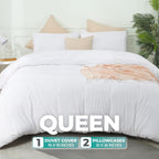 King Size Duvet Cover with Pillow Cases Soft