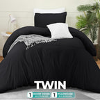 King Size Duvet Cover with Pillow Cases Soft