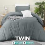 King Size Duvet Cover with Pillow Cases Soft