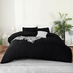 King Size Duvet Cover with Pillow Cases Soft