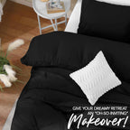 King Size Duvet Cover with Pillow Cases Soft