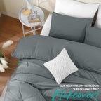 King Size Duvet Cover with Pillow Cases Soft