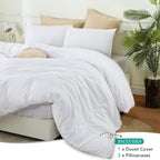 King Size Duvet Cover with Pillow Cases Soft