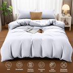 King Size Duvet Cover with Pillow Cases Soft