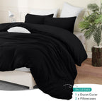 King Size Duvet Cover with Pillow Cases Soft