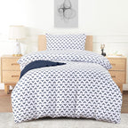 King Size Duvet Cover with Pillow Cases Soft