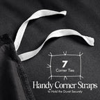 King Size Duvet Cover with Pillow Cases Soft