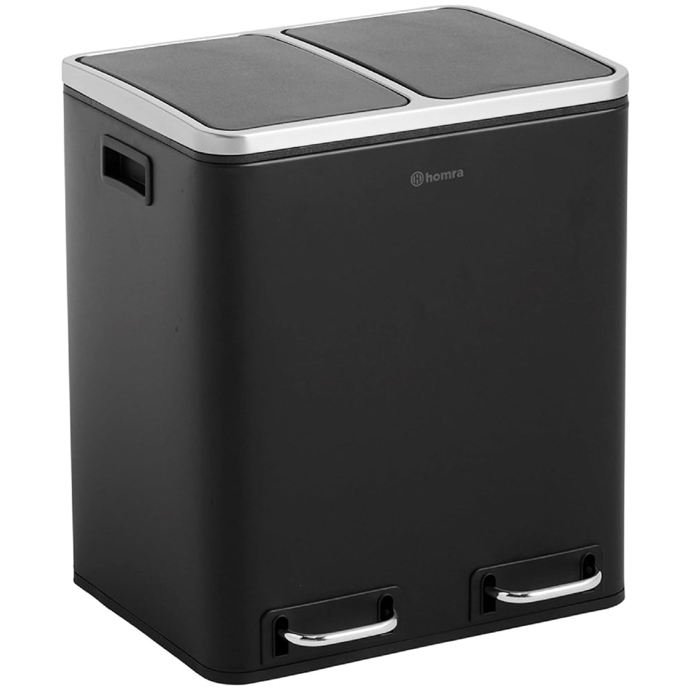 Kitchen Bin 30L Double Rubbish Bins 2x15L 2