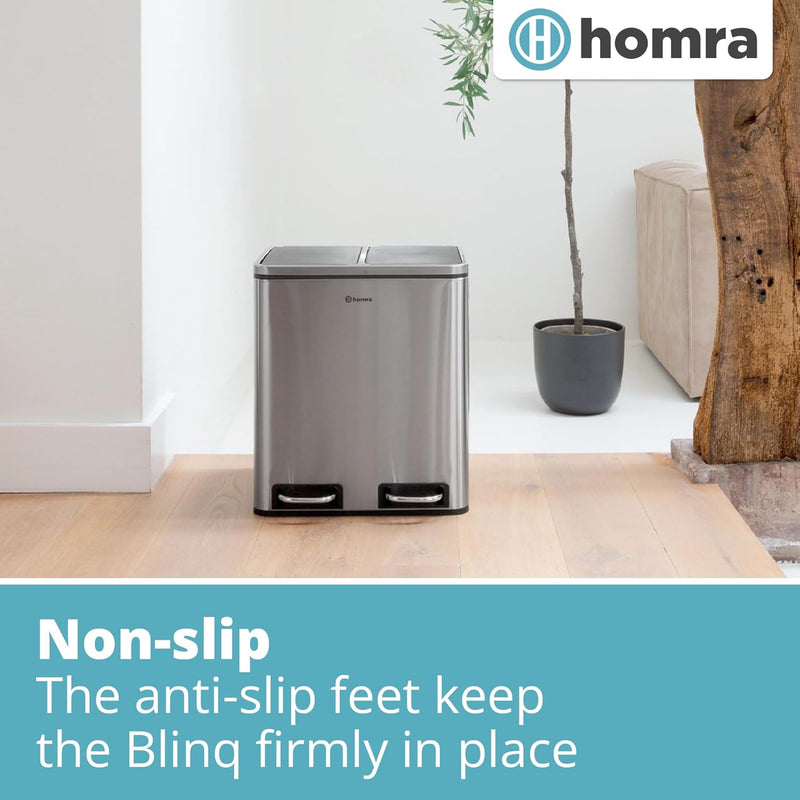 Kitchen Bin 30L Double Rubbish Bins