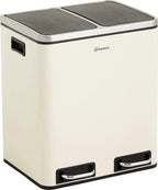 Kitchen Bin 30L Double Rubbish Bins