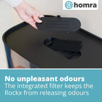 Kitchen Bin 60L Double Rubbish Bins 2x30L 2