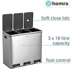 Kitchen Bin 30L Double Rubbish Bins