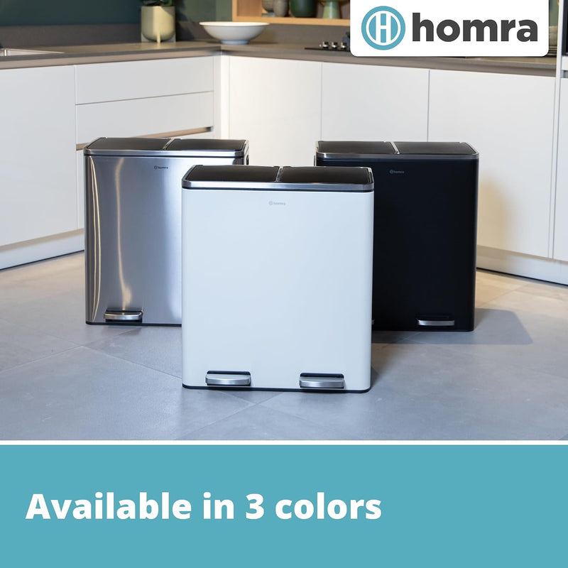 Kitchen Bin 30L Double Rubbish Bins