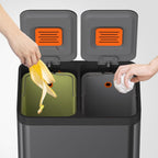 Kitchen Bin Dual Step Trasn Can Recycling Garbage
