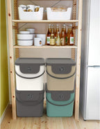 Kitchen Bin Set 2 X 25L 2