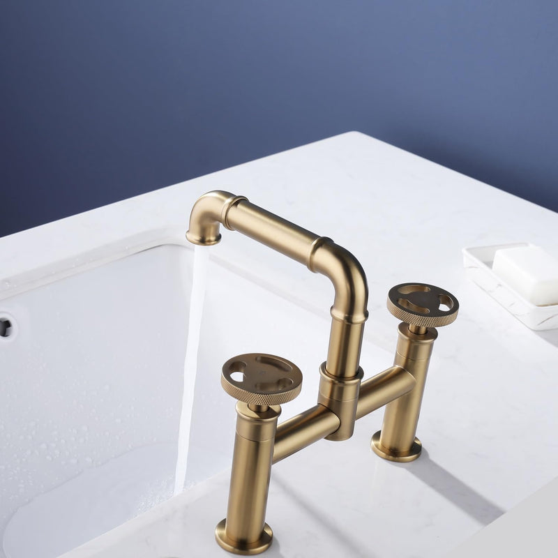 Kitchen Bridge Bath Tap Bathroom Bathtub Mixer Taps