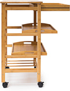 Kitchen Cart Size: Large Bamboo