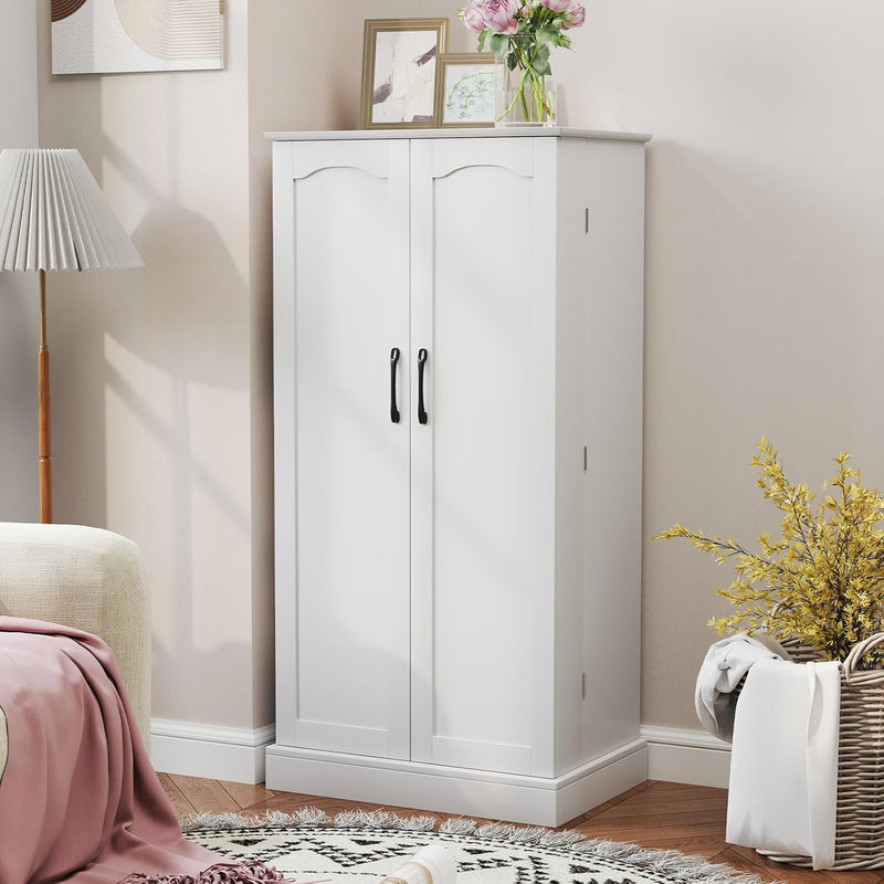 Kitchen Cupboard Wooden Buffet Pantry Cabinet with 17