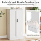 Kitchen Cupboard Wooden Buffet Pantry Cabinet with 17