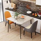 Kitchen Dining Table Marble Tabletop: Round 80CM Modern