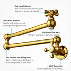 Kitchen Faucet Single Hole Wall Mount Pot Filler
