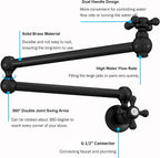 Kitchen Faucet Single Hole Wall Mount Pot Filler