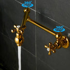 Kitchen Faucet Single Hole Wall Mount Pot Filler