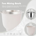 Kitchen in the Box Stand Mixer 4.5L+5L Two